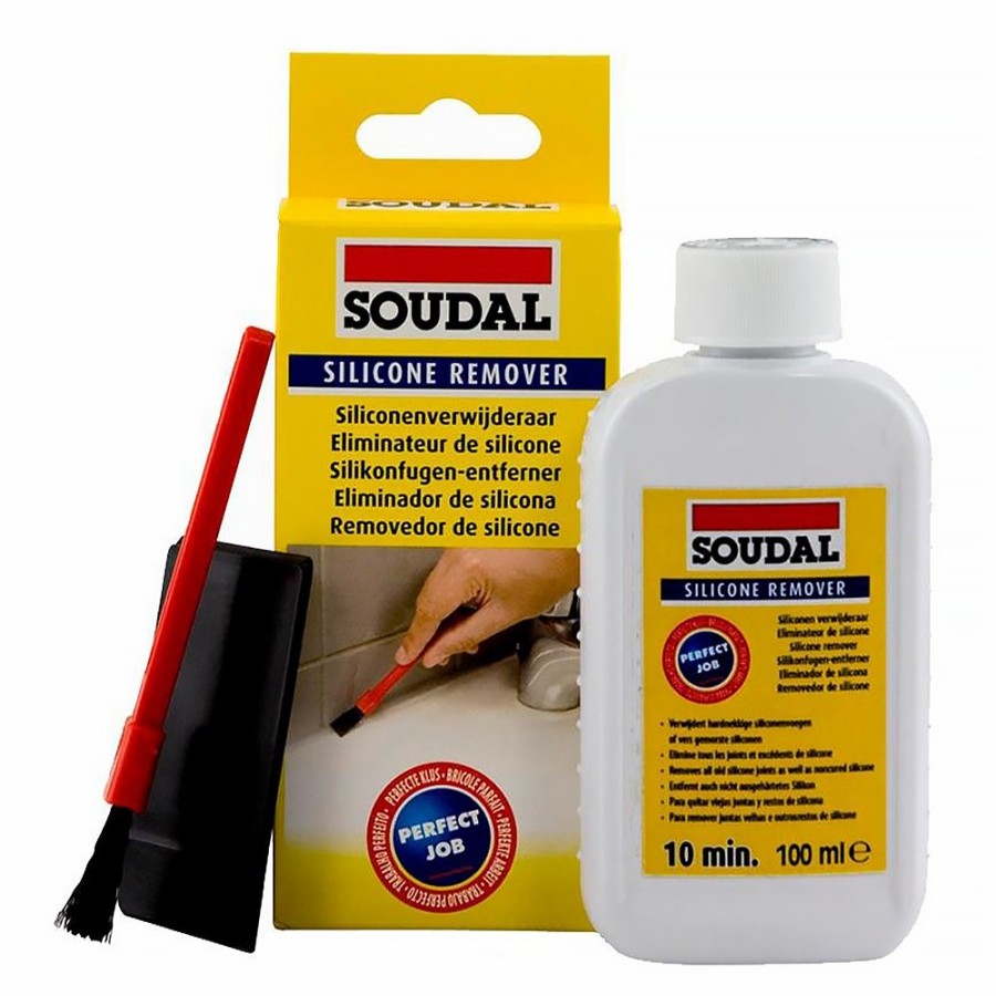 Adhesives & Sealants SOUDAL Adhesive Cleaners | Soudal Gel Based Silicone Polymer Acrylic Polybutene Remover 100Ml Bottle