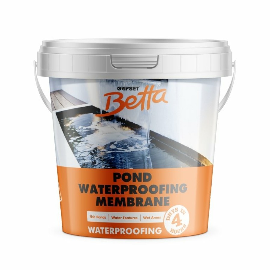 Paint Bondall Waterproofing | Gripset Betta Pond Waterproofing Membrane Clear 1Lt