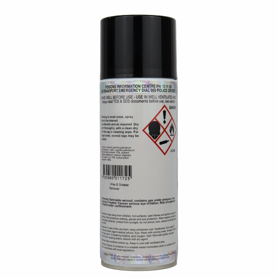 Prep & Repair DNA Paints Wax & Grease Remover | Dna Paints Anti Static Cleaner 350Ml Aerosol Wax & Grease Remover