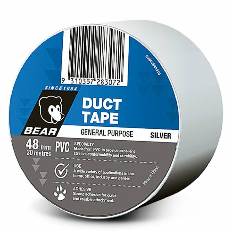 Prep & Repair Norton Duct Tape | Norton 48Mm X 30M Silver Pvc Multipurpose Duct Tape