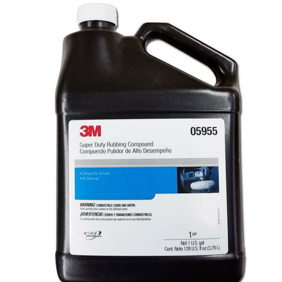 Car Care 3M Cutting Compounds | 3M Super Duty Rubbing Compound Aggressive Remove 1000 3.78L 05955