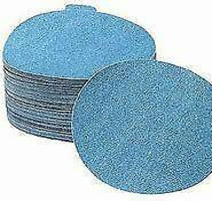 Cutting & Abrasives Revcut Discs | Revcut Blue Sanding Paper Grit P400 150Mm Stick On Film Discs Box100 Stikit