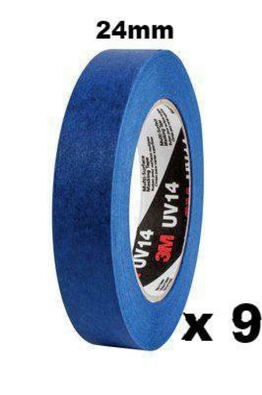 Prep & Repair 3M Masking Tape | 3M Industrial Uv Resistant Multi Surface Masking Tape 24Mm X 55M X 9 Uv14