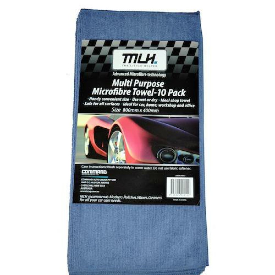 Car Care Mothers Microfibre Cloths & Towels | Mothers Professional Microfibre Towel 800Mm X 400Mm X 10 Pack