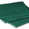 Cutting & Abrasives 3M Scouring Pads | 3M Scotch-Brite Medium Duty Scouring Pad 96 Box 50 Green 230Mm X 150Mm Aqua