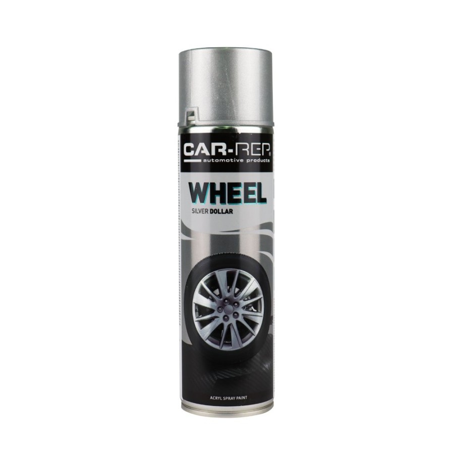 Paint Car-Rep Top Coats | Car-Rep Professional Automotive Acrylic Aerosol 500Ml Wheel Silver Dollar