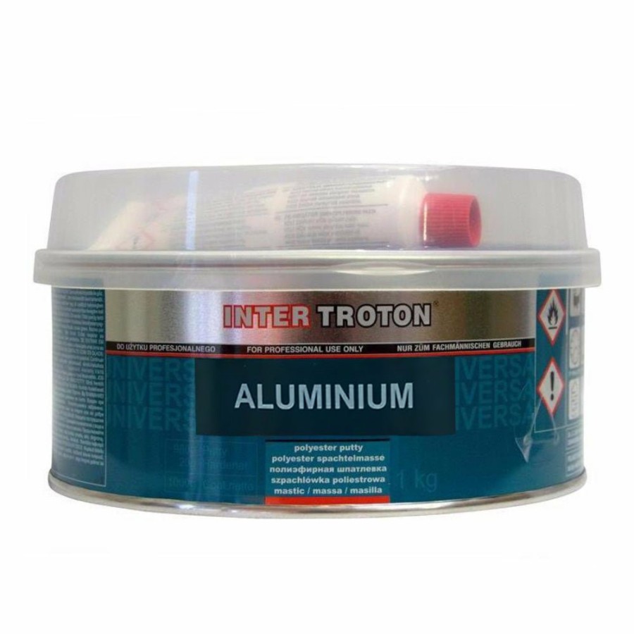 Prep & Repair Troton Lightweight Fillers | Troton Aluminium 2K Polyester Body Filler Putty 1Kg High Conductive Bog