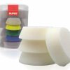 Car Care Rupes Polishing Pads | Rupes Bigfoot Nano Ibrid White Ultra Fine Polishing Pad 50/70Mm 9.Bf70S 4 Pack