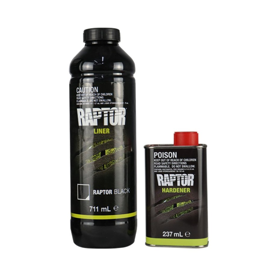 Paint U-POL Bedliner | U-Pol Raptor Tough Protective Coating 1L Kit Black