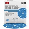 Cutting & Abrasives 3M Discs | 3M Hookit Blue Abrasive Disc Multihole 6 Inch 150Mm 80G 36172 50 Pack Sandpaper