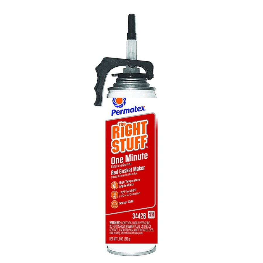 Adhesives & Sealants Permatex | Permatex The Right Stuff Red 1 Minute Power Bead 212G High Temp Gasket Maker