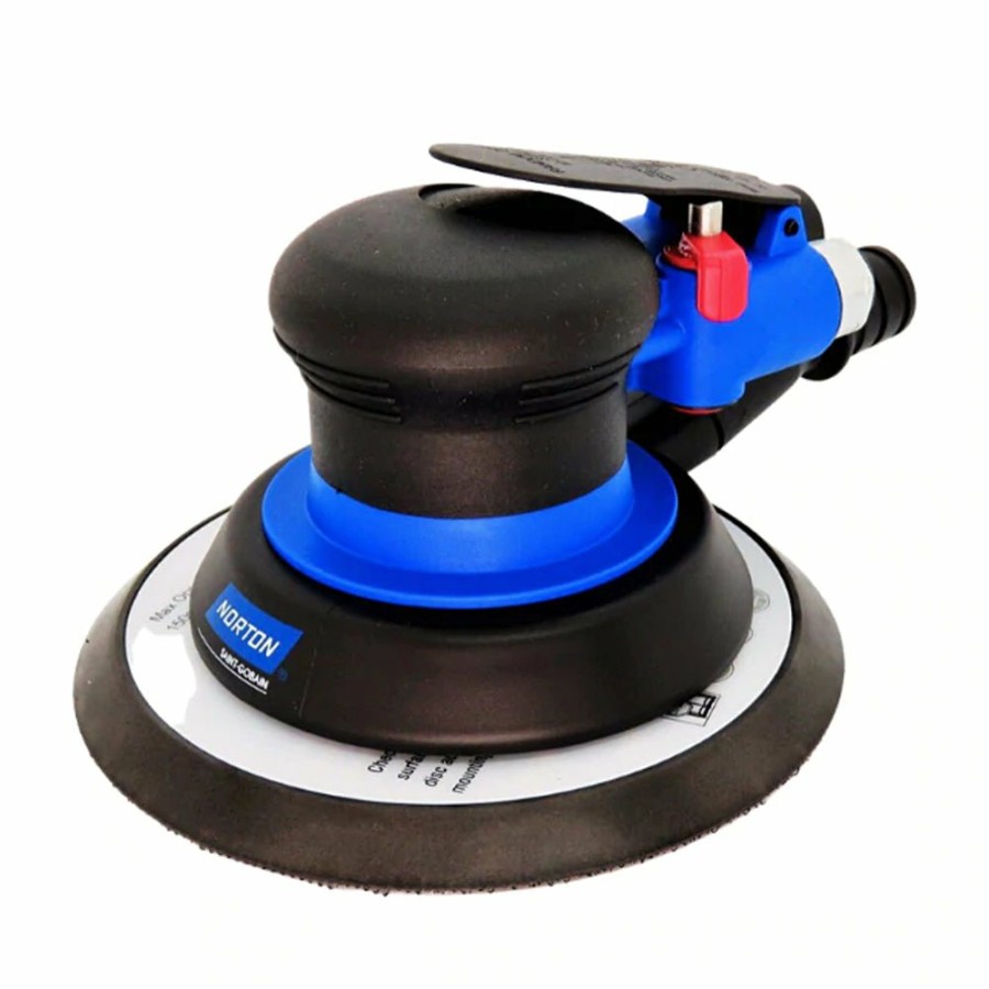 Cutting & Abrasives Norton Air Sanders | Norton 6″ 150Mm Orbital Dual Action Palm Air Sander 2.5Mm