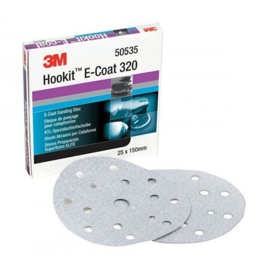 Cutting & Abrasives 3M Discs | 3M Hookit E-Coat Abrasive Sanding Discs 50535 25Pack 150Mm