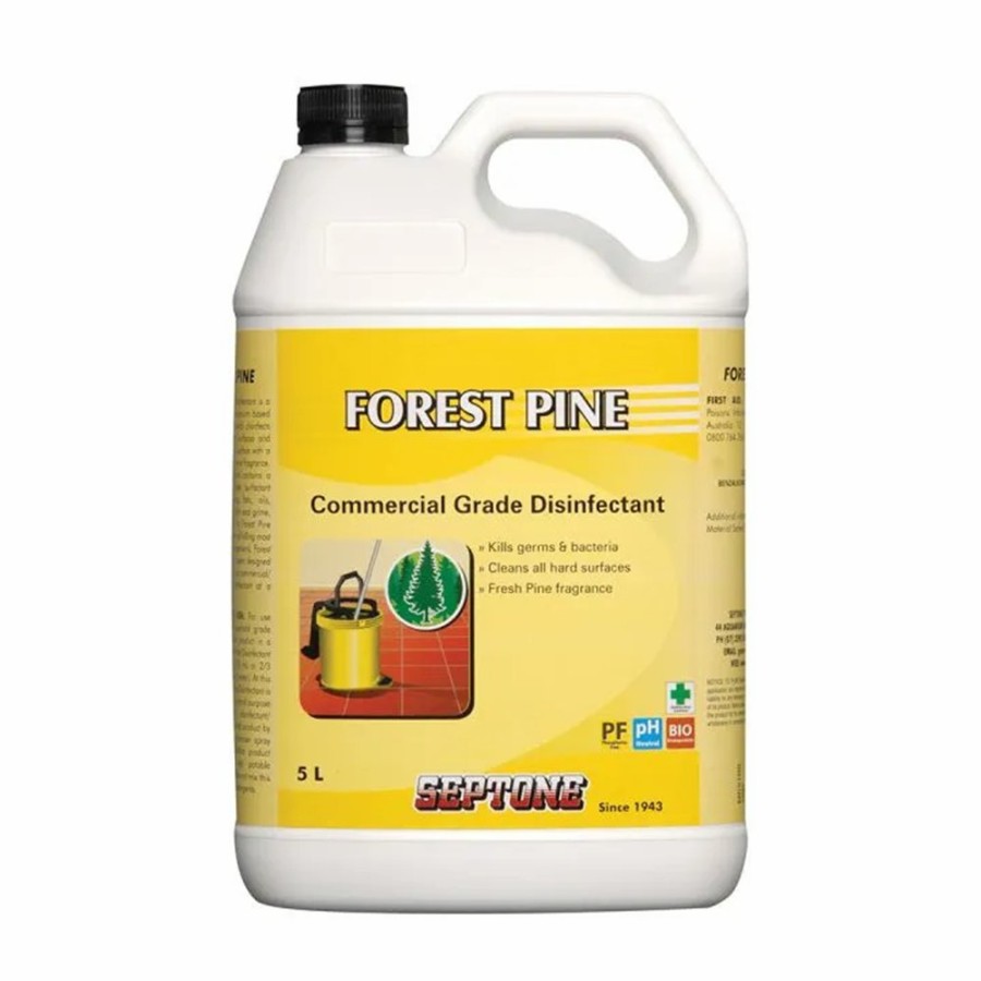 Cleaning Septone | Septone Forest Pine Commercial Grade Liquid Disinfectant Cleaner 5L