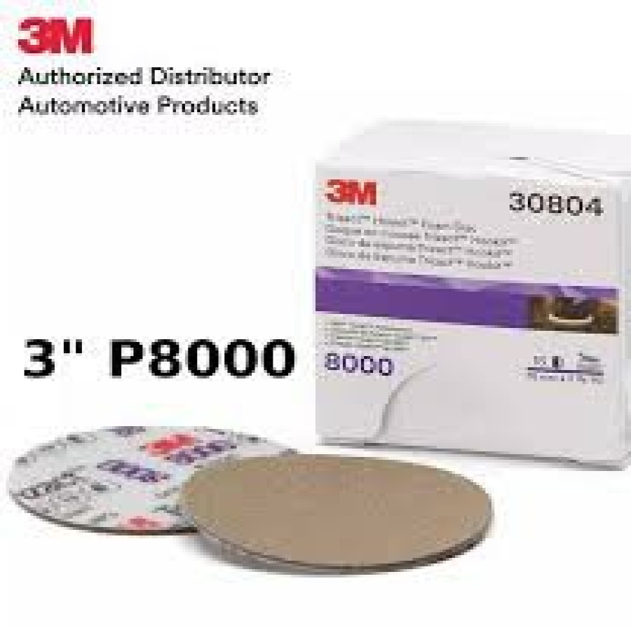 Cutting & Abrasives 3M Discs | 3M Trizact Hookit Foam Disc 3 Inch 8000 Grit 30804 Bx15 75Mm