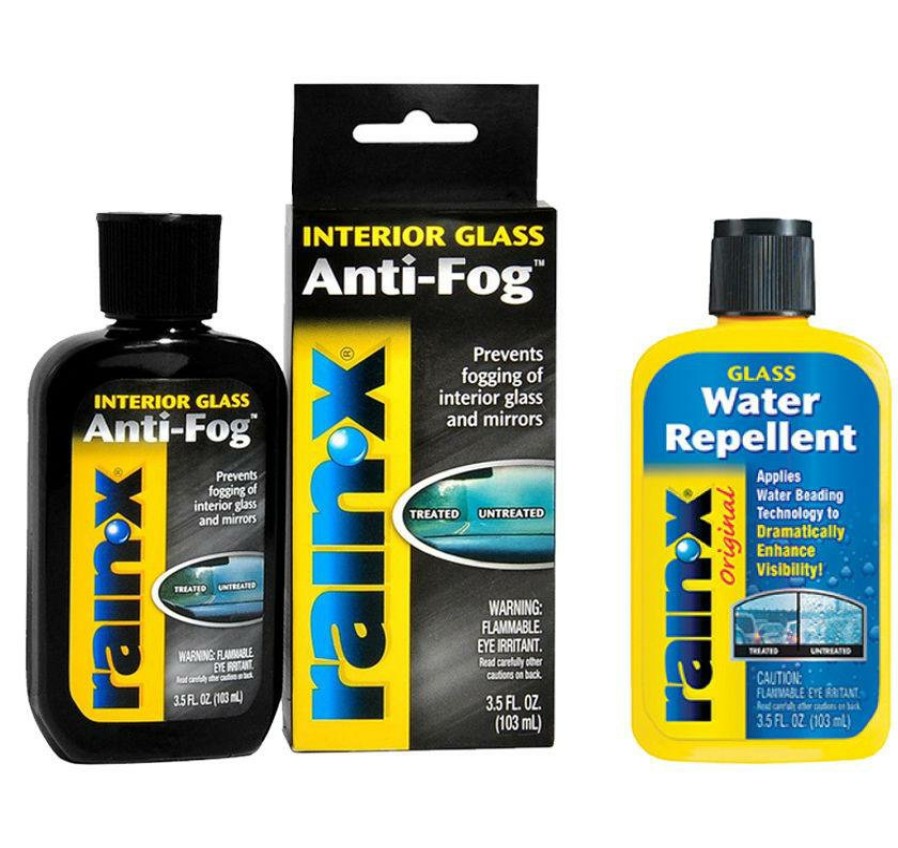 Car Care Rain X Windscreen & Glass | Rain-X 103Ml Anti Fog + Water Repellent Combo Windscreen Window Glass Treatment