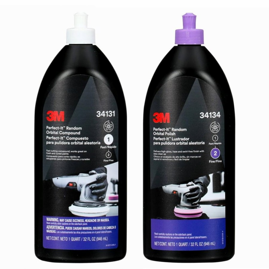 Car Care 3M Polishes | 3M Perfect-It Random Orbital Cutting & Polishing Compound Kit 1892Ml Paint Restorer