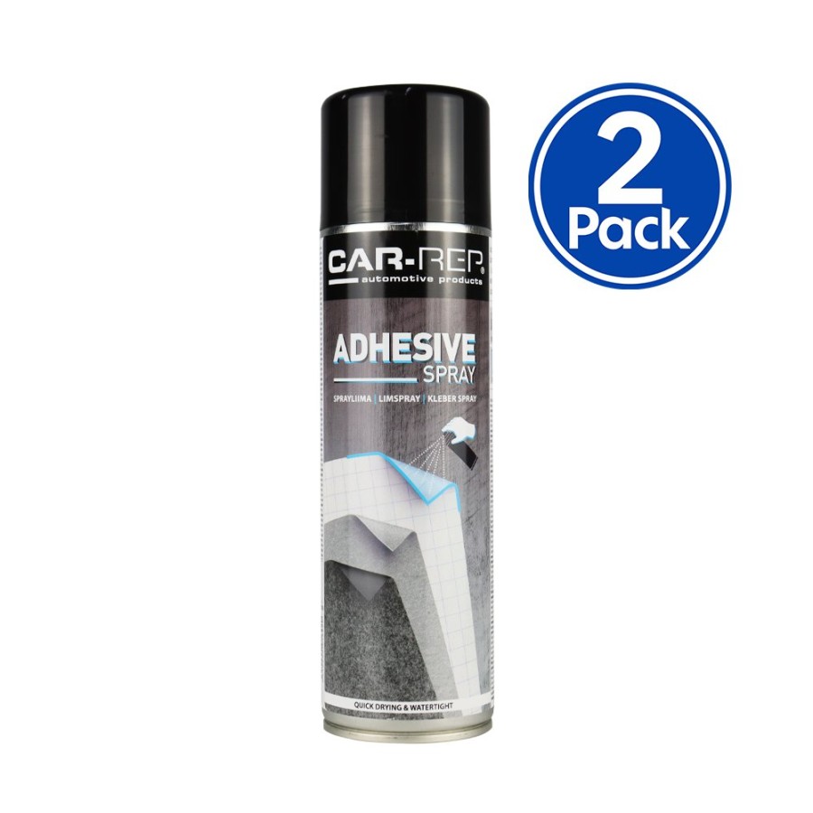 Adhesives & Sealants Car-Rep Spray Adhesives | Car-Rep Spray On Headliner Adhesive 500Ml Clear X 2 Pack