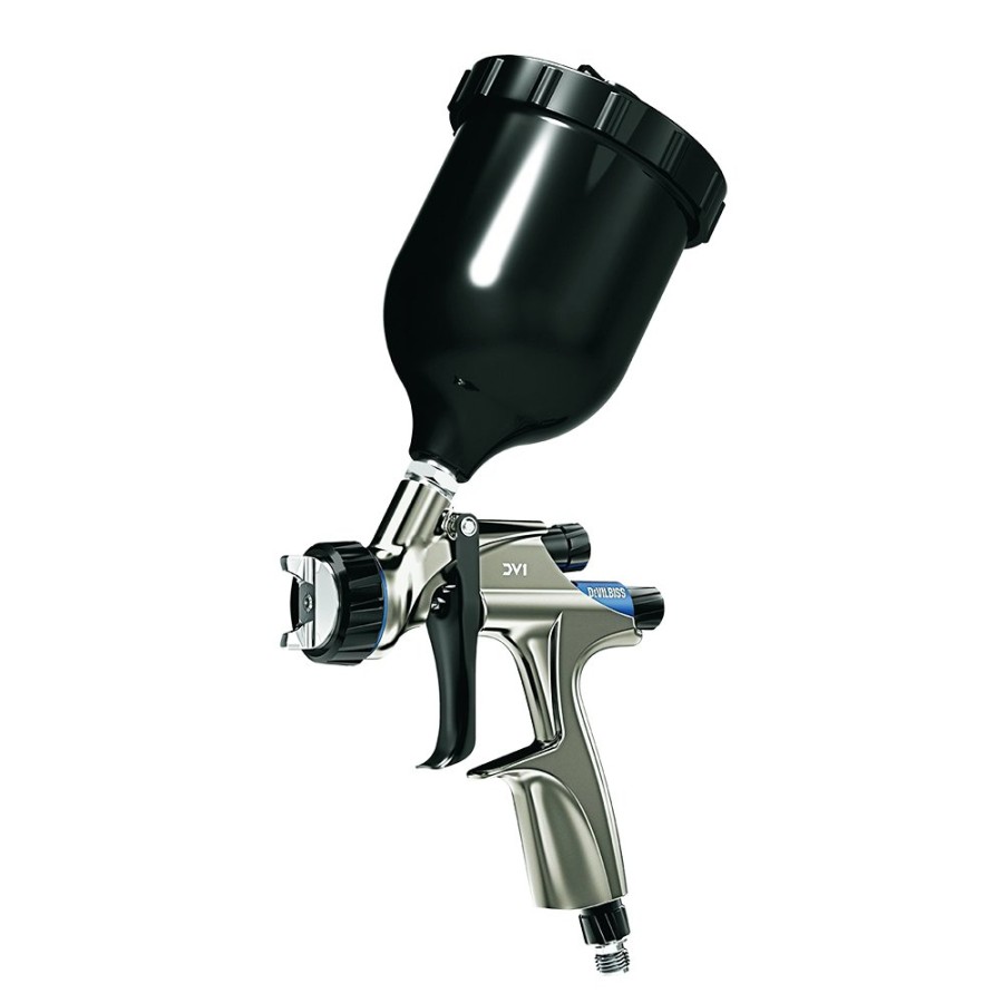 Spray Guns Devilbiss Gravity-Fed | Devilbiss Dv1-B+ Basecoat Hvlp Plus Gravity Feed Spray Gun 1.2Mm