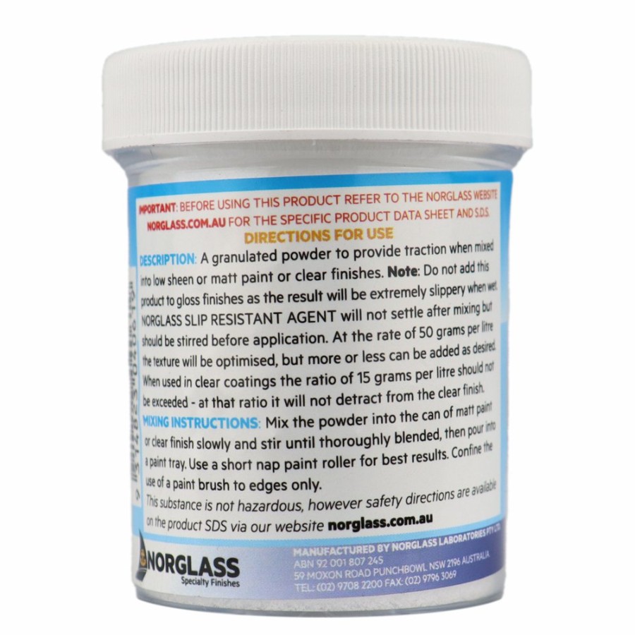 Paint Norglass Other | Norglass Slip Resistant Plastic Non-Settling White Powder Agent 50G For 1L