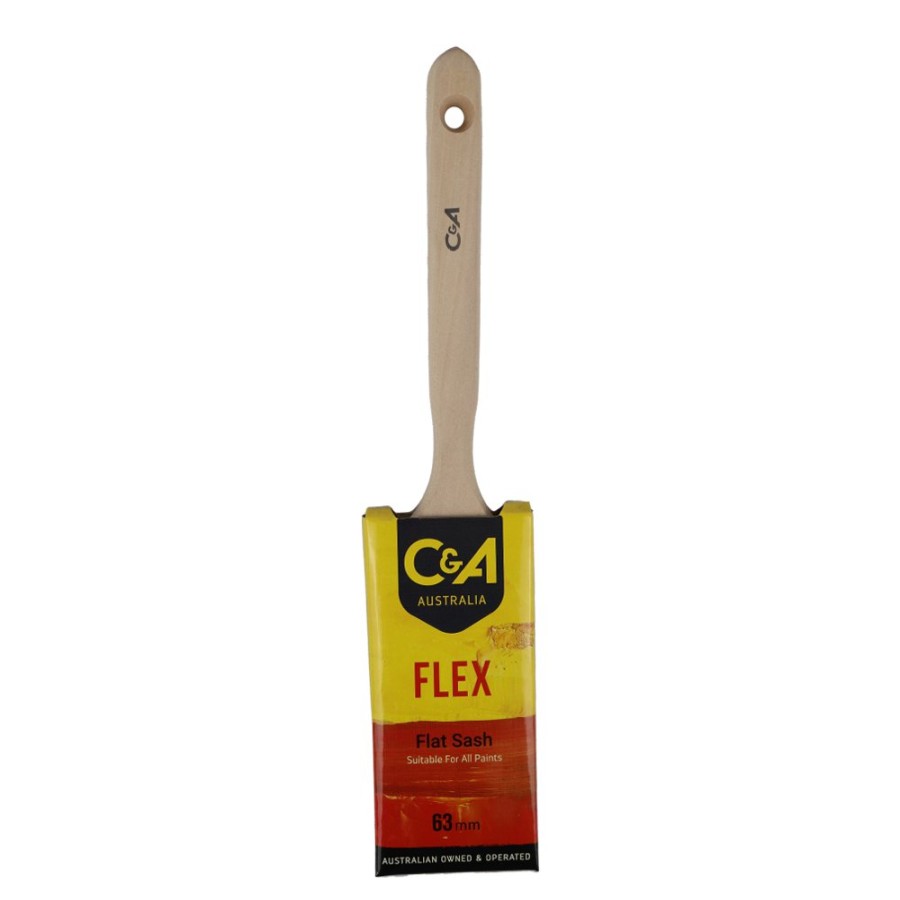 Painting Tools C u0026 A Brushware | C&A Brushware Flex Flat Sash Brush 63Mm Interior Exterior Trade