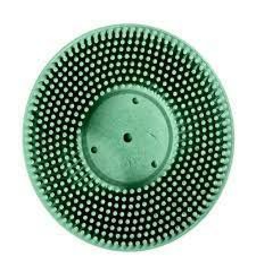 Cutting & Abrasives 3M | Scotch-Brite™ Roloc™ Bristle Disc Green Tapered 50Mm X 16Mm