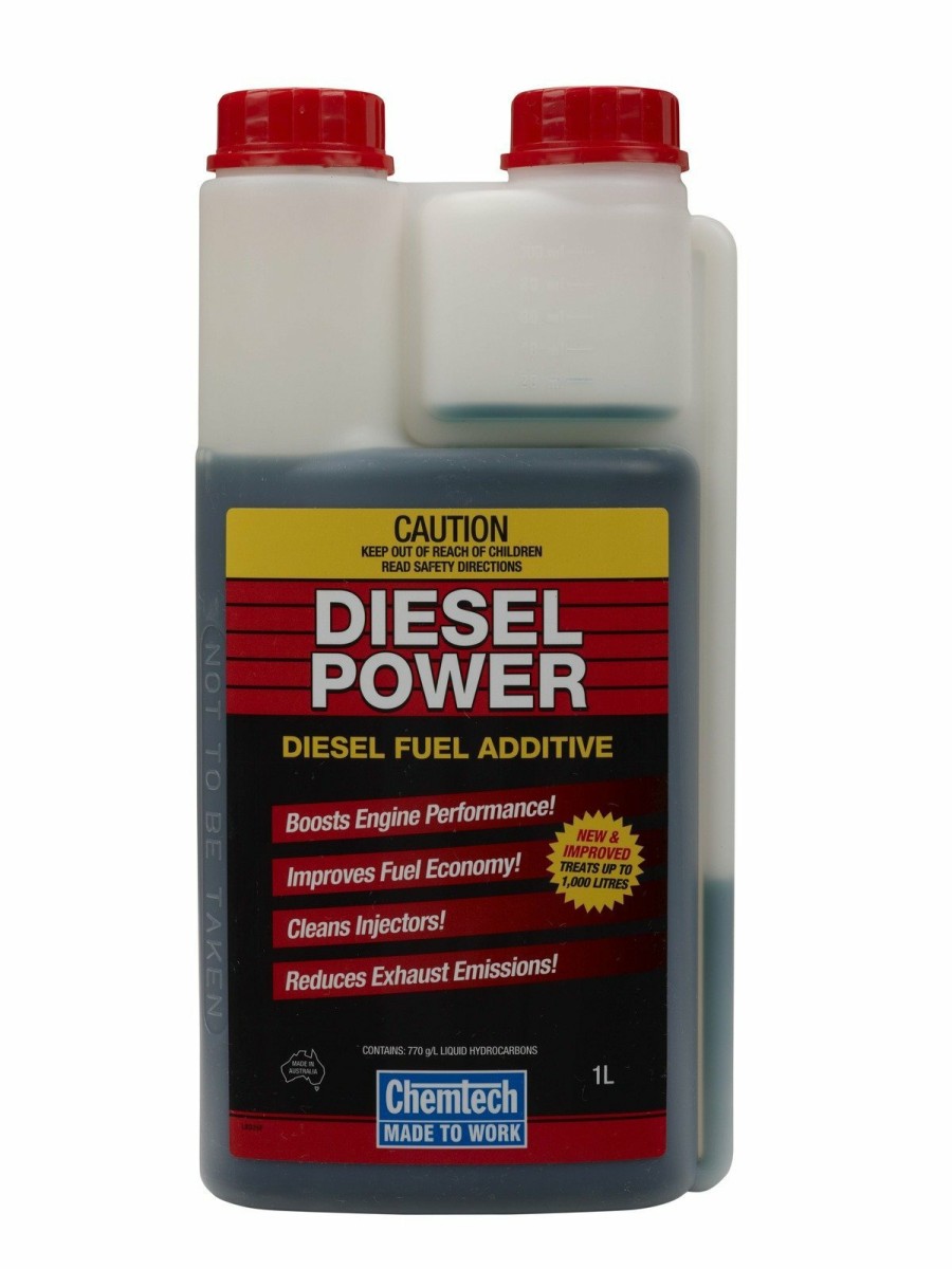 Car Care Chemtech | Chemtech Diesel Power Fuel Additive Clean Improve Economy Performance 1L