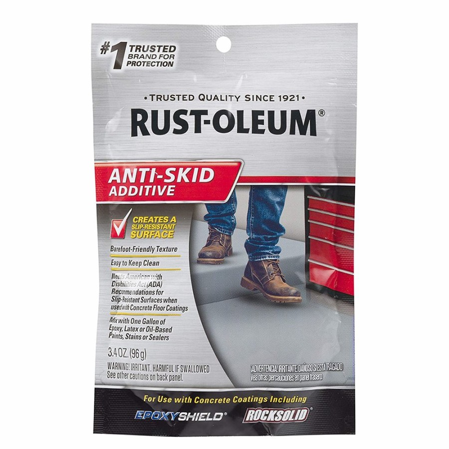 Paint Rust-Oleum Concrete Flooring Other | Rustoleum Anti Skid Additive 96G Epoxyshield Rocksolid Concrete Coating Slip