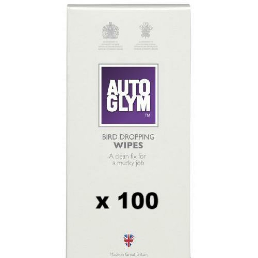 Car Care Autoglym Bug & Tar Remover | Autoglym Bird Dropping Wipes Removal Clean Car Care 100 Satchets