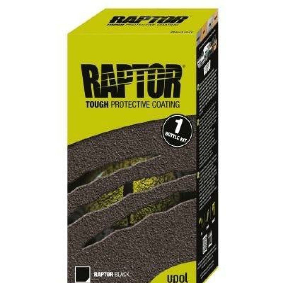 Paint U-POL Bedliner | U-Pol Raptor Black Protective Coating Uv Resistant Tub/Bed Liner Kit 1 Bottle