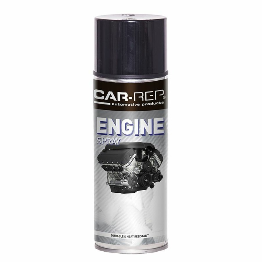 Paint Car-Rep High Temp & Brakes | Car-Rep Automotive Engine Paint Heat Resistant Aerosol 400Ml Black