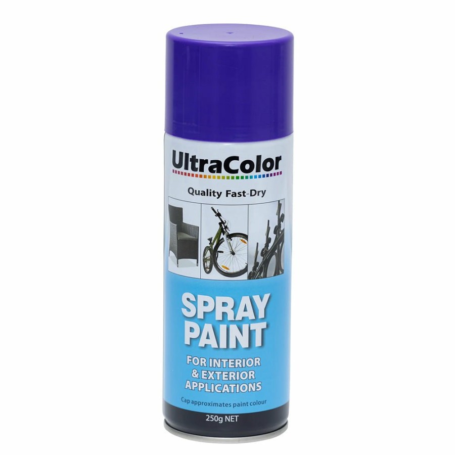 Paint UltraColor Topcoats | Ultracolor Spray Paint Fast Drying Interior Exterior 250G Plum Purple Cans