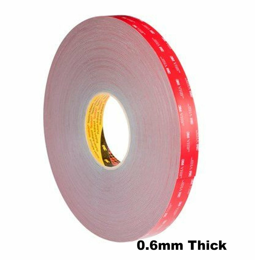 Prep & Repair 3M VHB & Double Sided Tape | 3M Vhb Tape Gph-060Gf General Purpose High Temp 0.6Mm Grey 12Mm X 33M