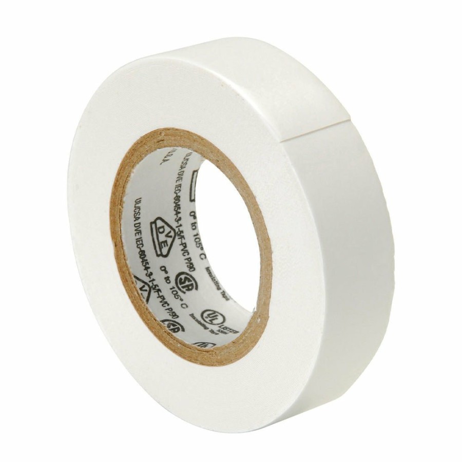 Prep & Repair 3M Other | 3M Temflex 1610 General Purpose Vinyl Electrical Tape 19Mm X 20M White X 10 Pack