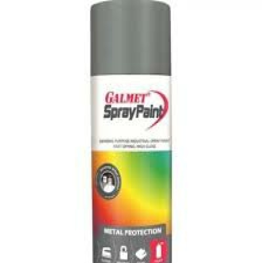 Paint Galmet Topcoats | Galmet Pewter Grey 350G Spraypaint – Fast-Dry, High Gloss Enamel