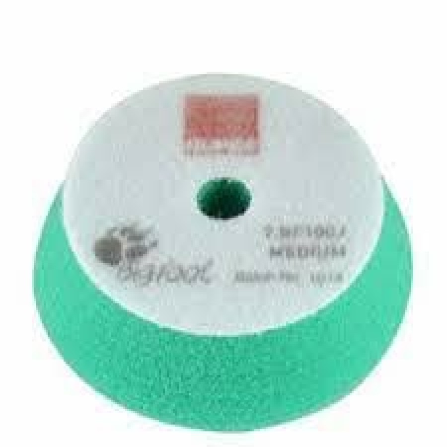 Car Care Rupes Cutting Pads | Rupes Bigfoot 100Mm Green Medium Hook & Loop Polishing Pad - 2 Pack Bf100J