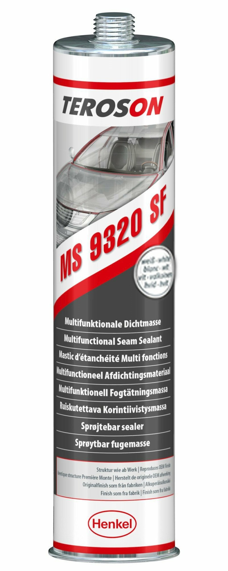 Adhesives & Sealants Teroson Seam Sealers | Teroson Ms 9320 Multi-Functional Seam Sealant Adhesive Polymer 300Ml White