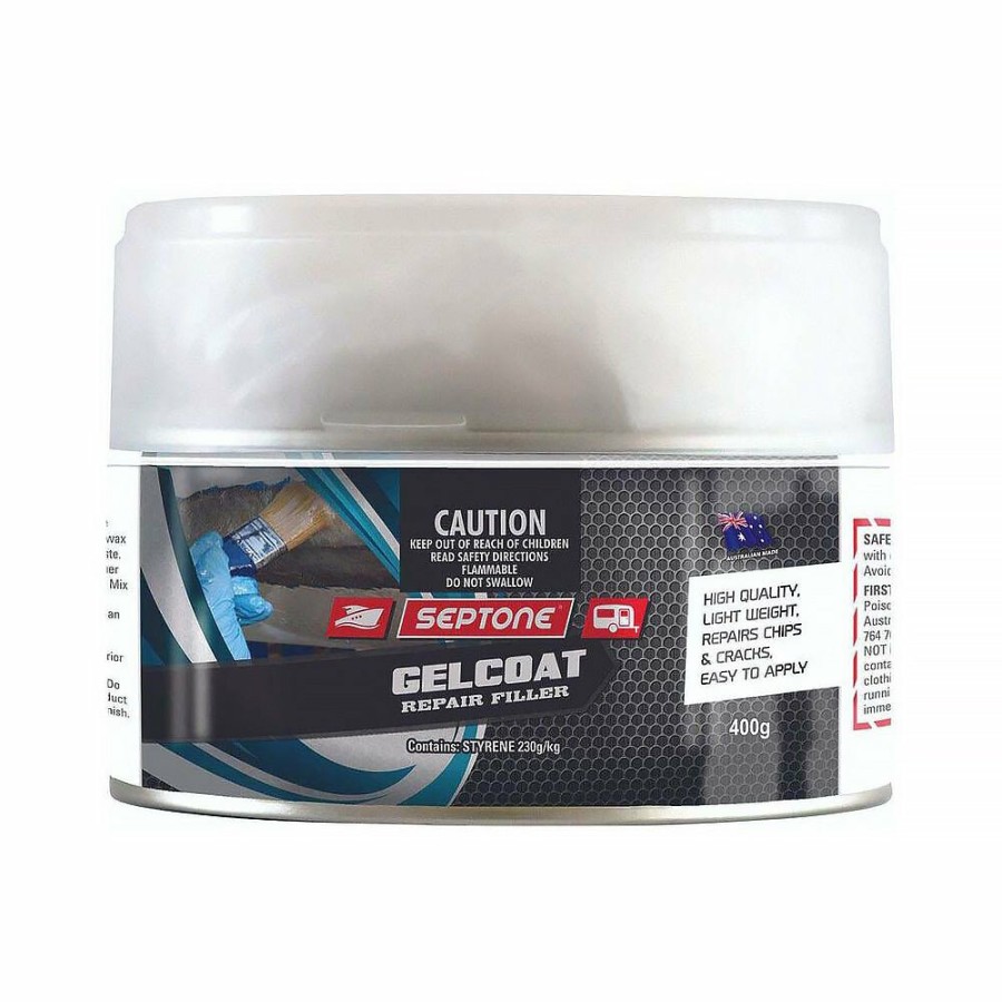 Boat Care Septone | Septone Boat Care Marine Gelcoat Repair Body Filler 400G With Hardener