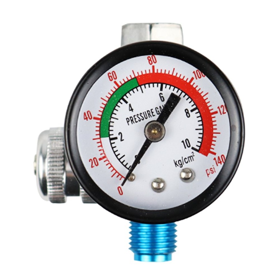 Spray Guns SAR Regulators & Gauges | Sar Air Regulator With Gauge 1/4" Bsp Fitting 140 Psi 10 Bar Max Pressure