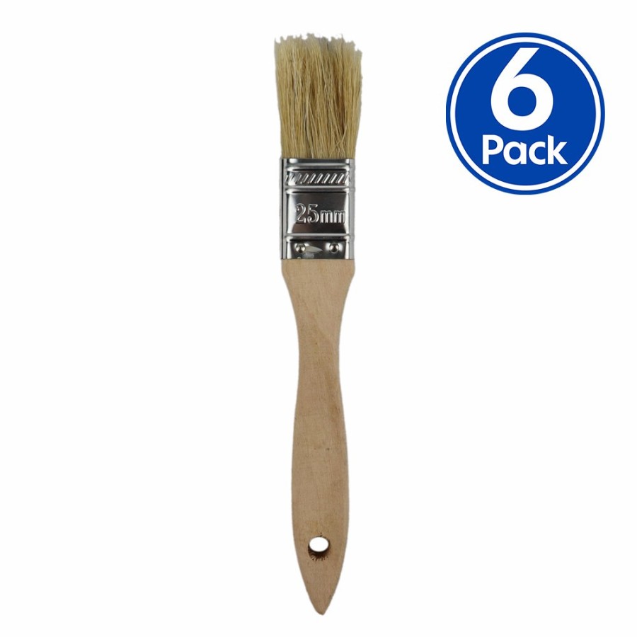 Painting Tools C u0026 A Brushware | C&A Industrial Paint Brush 25Mm X 6 Pack Trade