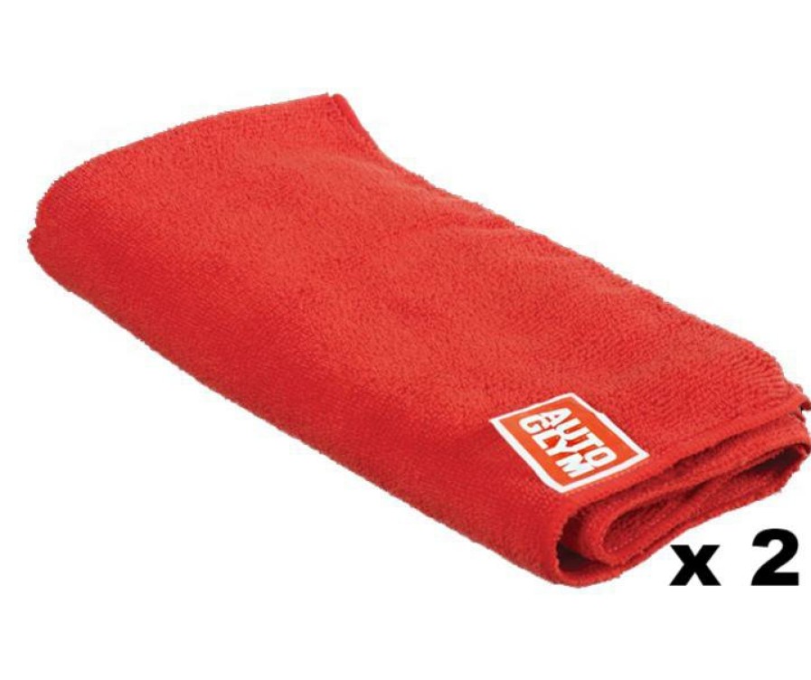 Car Care Autoglym Microfibre Cloths & Towels | Autoglym Car Automotive Microfibre Polishing Cleaning Detailing Cloth 2 Pack