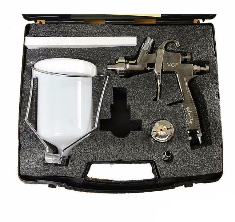 Spray Guns Velocity Gravity-Fed | General Purpose Velocity Vgf 1.4 Gravity Spray Gun 600Ml Pot Holder 1.8Mm 2 Pack