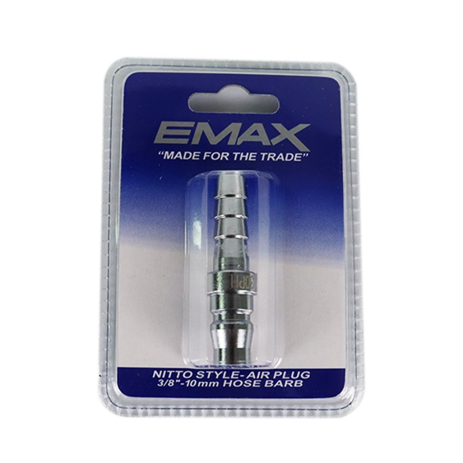 Spray Guns Emax Fittings | Emax 3/8" - 10Mm Hose Barb Nitto Style Air Plug