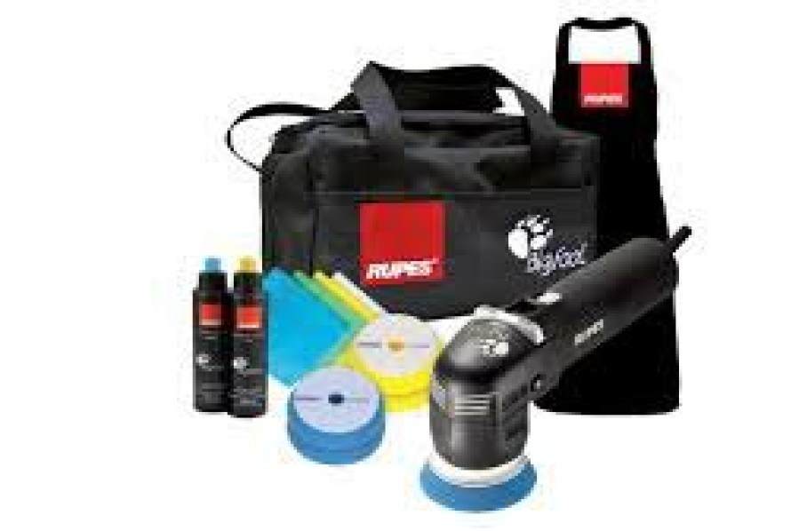 Car Care Rupes Machine Kits | Rupes Lhr75E Polisher 75Mm Random Orbital 15Mm Orbit Deluxe Kit