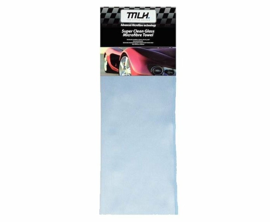 Car Care Mothers Microfibre Cloths & Towels | Mlh Super Clean Glass White Microfibre Towel 350Mm X 350Mm