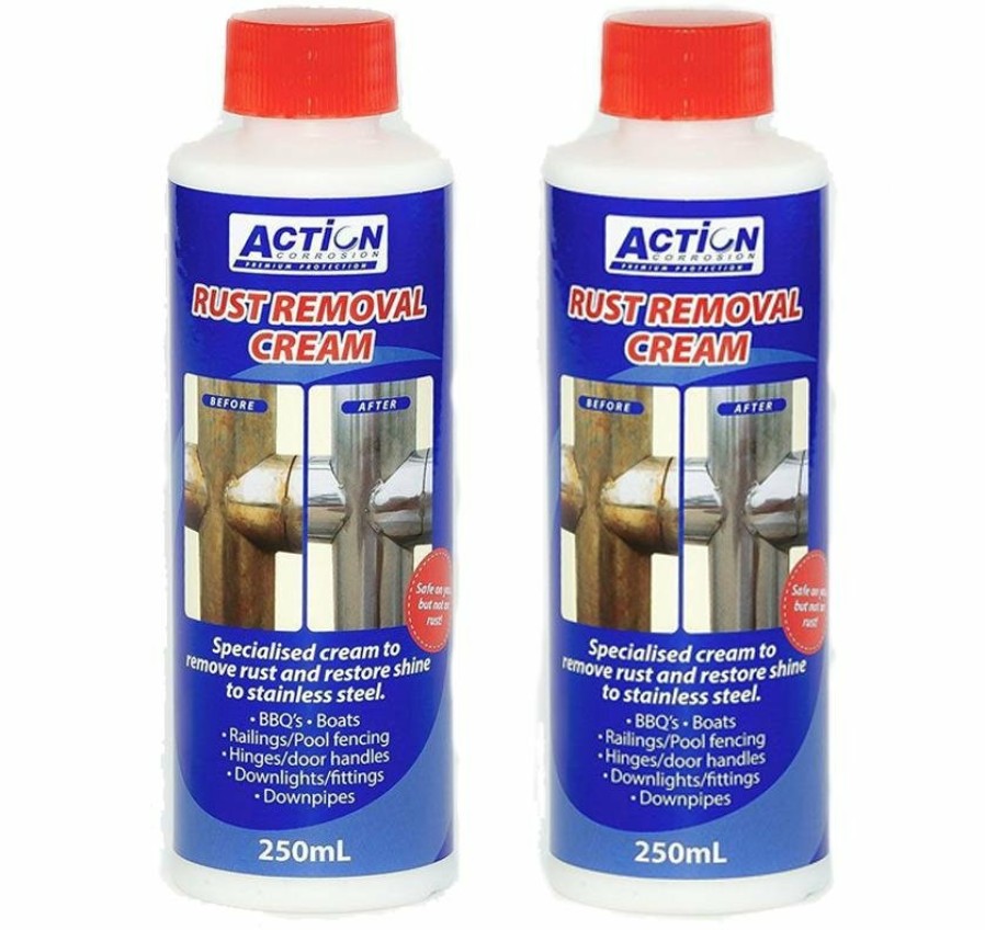 Prep & Repair Action Corrosion Rust Treatment | Action Cream 250Ml Rust Removal Corrosion Stainless Steel Copper Other Metals X2