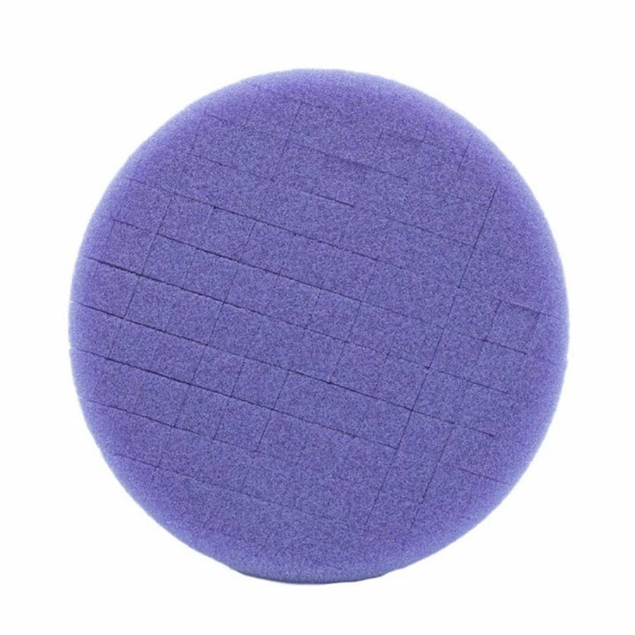 Car Care 3D Cutting Pads | 3D Medium Polishing Light Purple Spider-Cut Foam Pad 3.5" 90Mm (2 Pack)