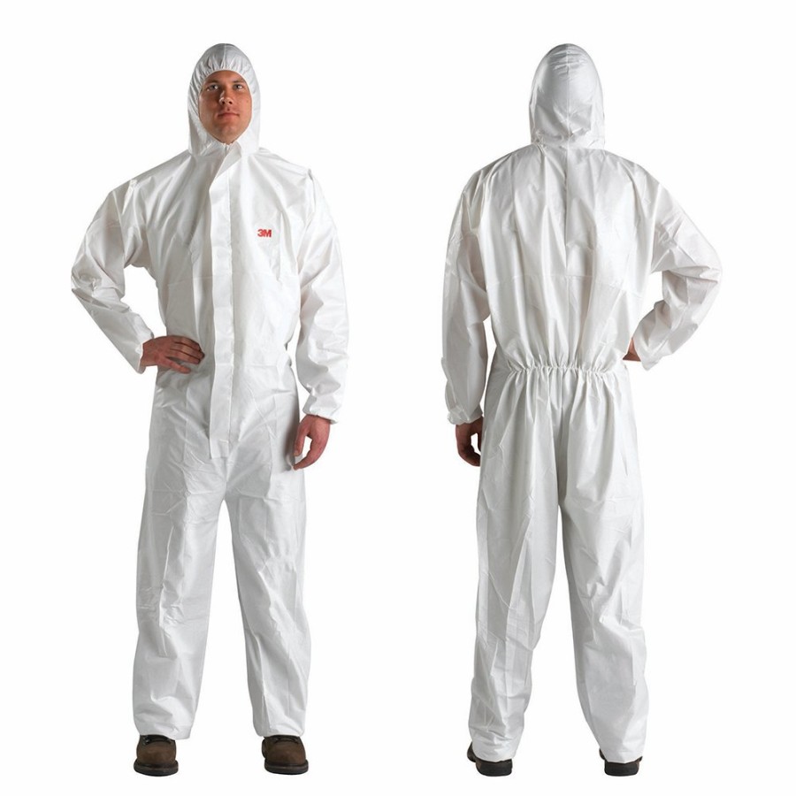 Safety 3M Disposable Overalls | 3M Protective Spray Painting Suit Overall Coverall 4510 Type 5/6 - M