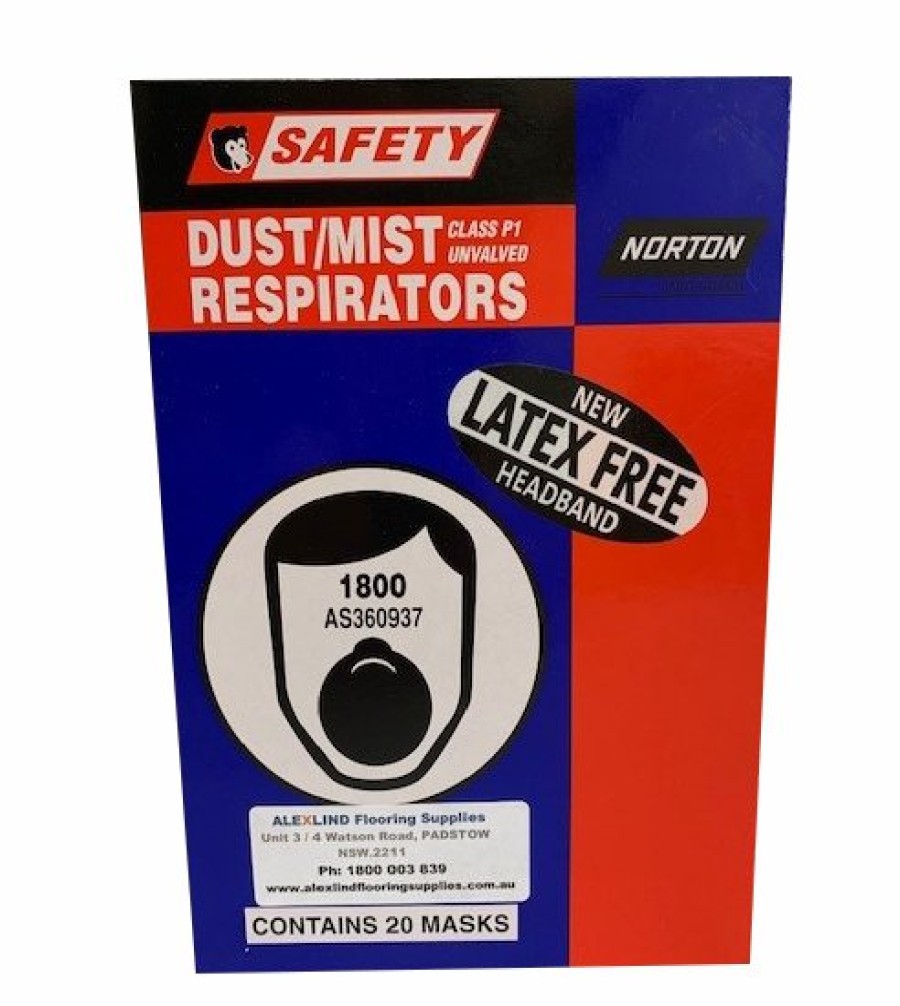 Safety Norton | Norton Bear 1800 Dust/Mist Respirator Class P1 Unvalved Disposable 20 Pack