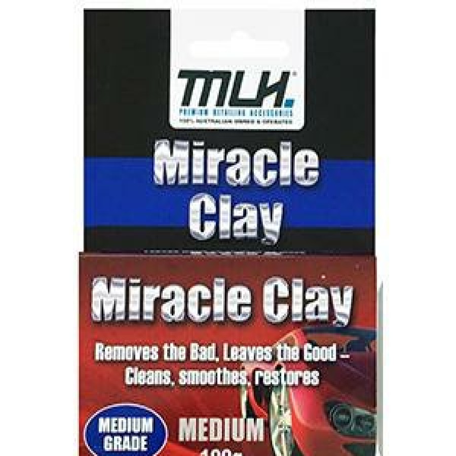 Car Care Mothers Detailing Clay | Mothers Mlh Miracle Clay Medium 100Gm Overspray Tree Sap, Bug And Bird Stains, Tar